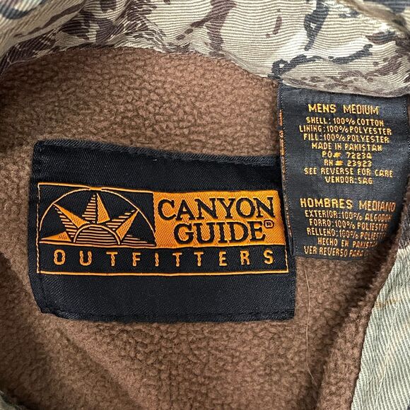 Canyon Guide Outfitters Men Camo Button Shirt Jacket Size Medium B355 -6 - Picture 16 of 16